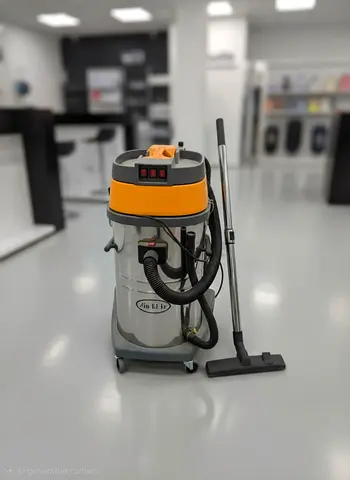 Industrial Wet & Dry Vacuum Cleaner - Stainless Steel, Good Condition