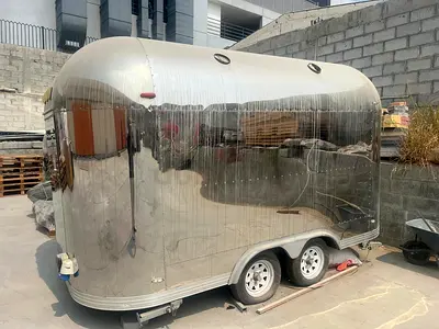 Stainless Steel Mobile Food Trailer / Catering Trailer - Double Axle