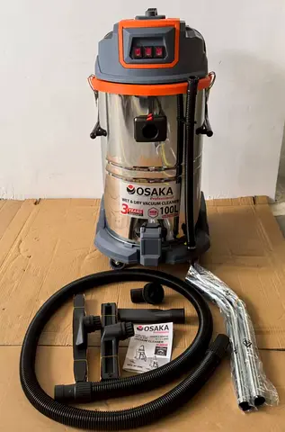 Osaka 100L Wet Dry Vacuum Cleaner - Industrial Grade, Good Condition