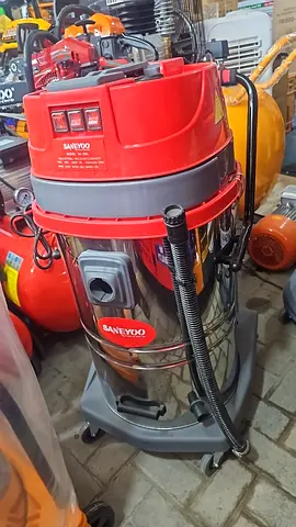 Sanyoo Industrial Wet Dry Vacuum Cleaner - Heavy Duty, Stainless Tank