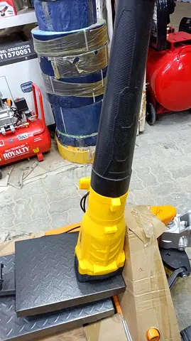 Used Yellow Electric Leaf Blower