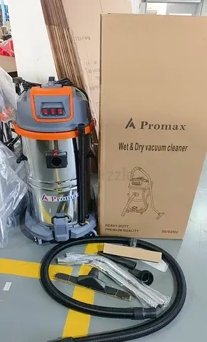 Promax Wet Dry Industrial Vacuum Cleaner - Stainless Steel, Good Condition 100L