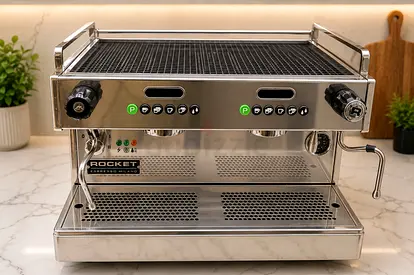 Rocket Espresso Commercial Dual Group Machine - Stainless Steel