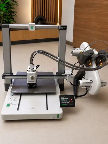Used industrial robotic pick-and-place/dispensing system with gantry and controller